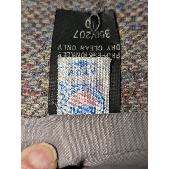 Vintage Michelle Stuart Tweed Blazer & Skirt Set Union Made Career Capsule sz 10 - Picture 8 of 15